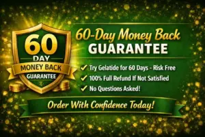 Gelatide Money Back Guarantee